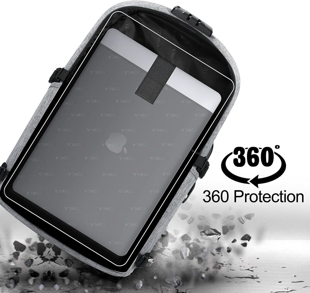 Extra großer Anti-Diebstahl Laptop- und Reiserucksack mit USB-Anschluss – 30–50L