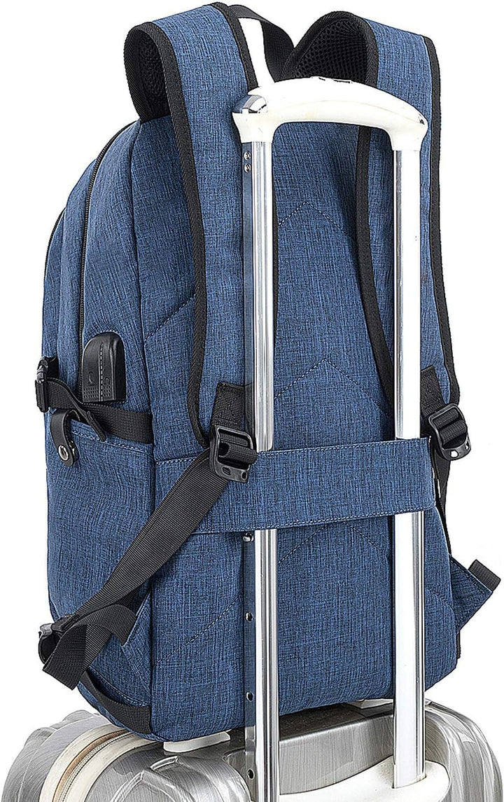 Extra großer Anti-Diebstahl Laptop- und Reiserucksack mit USB-Anschluss – 30–50L