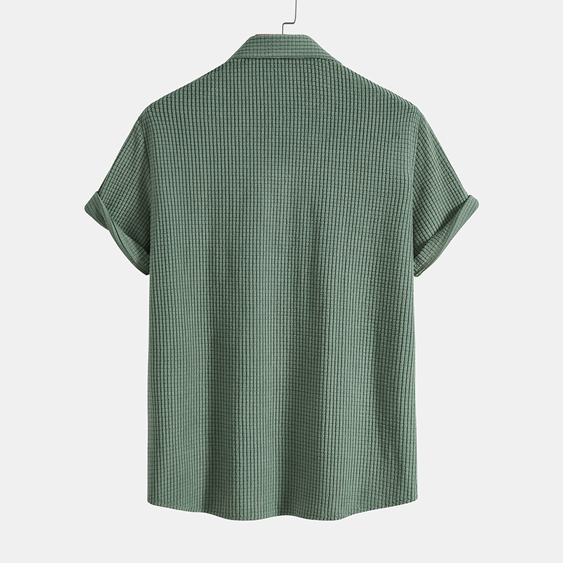 Sommerliche Herren-Loungeset mit Wabenstruktur – Lenn