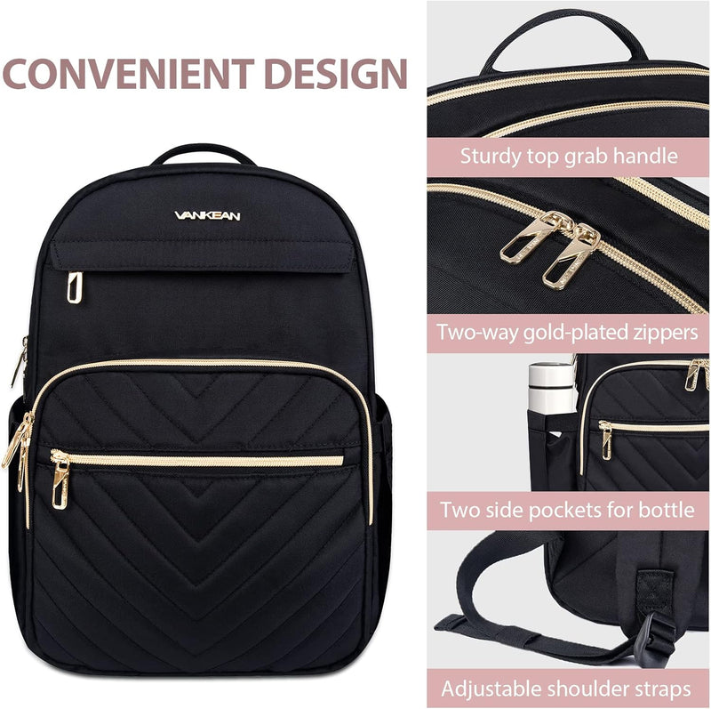 Leichter Wasserdichter Laptop-Rucksack mit USB-Anschluss – 15,6" kompatibel