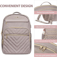 Leichter Wasserdichter Laptop-Rucksack mit USB-Anschluss – 15,6" kompatibel