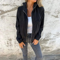 Damenjacke mit Kapuze und Reißverschluss – Noëlle