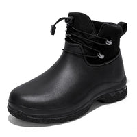 Herren Regenstiefel wasserdicht mit Knöchelriemen & Profilsohle – Darius