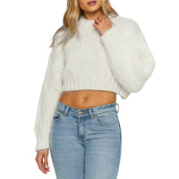 Damen Oversize Strickpullover mit Streifenmuster – Yvonne