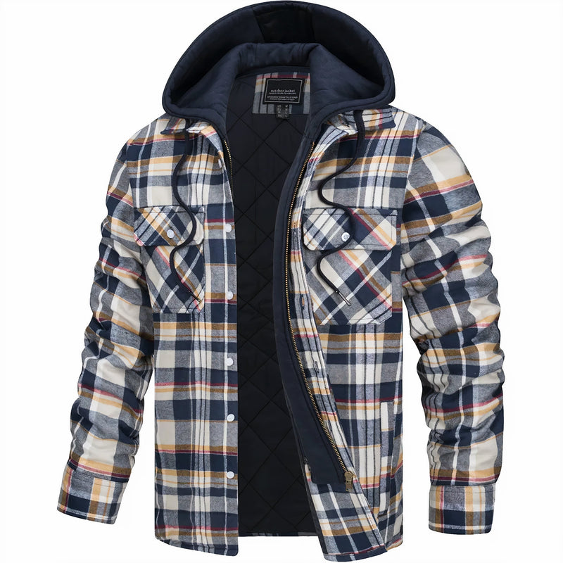 Herren Karo Herbstjacke – Finn