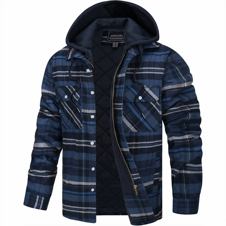 Herren Karo Herbstjacke – Finn