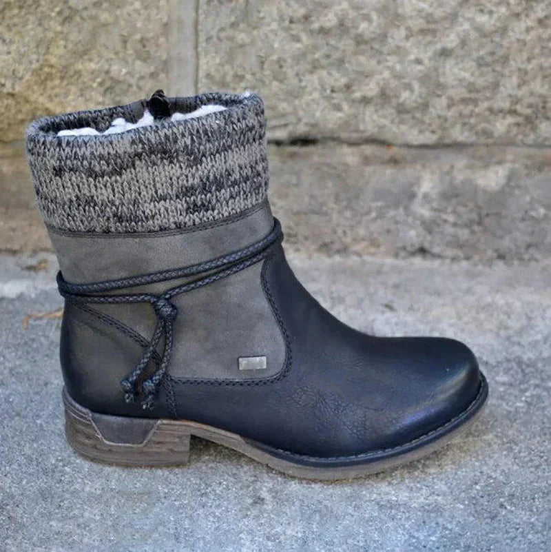 Damen Leder Stiefeletten – Maren