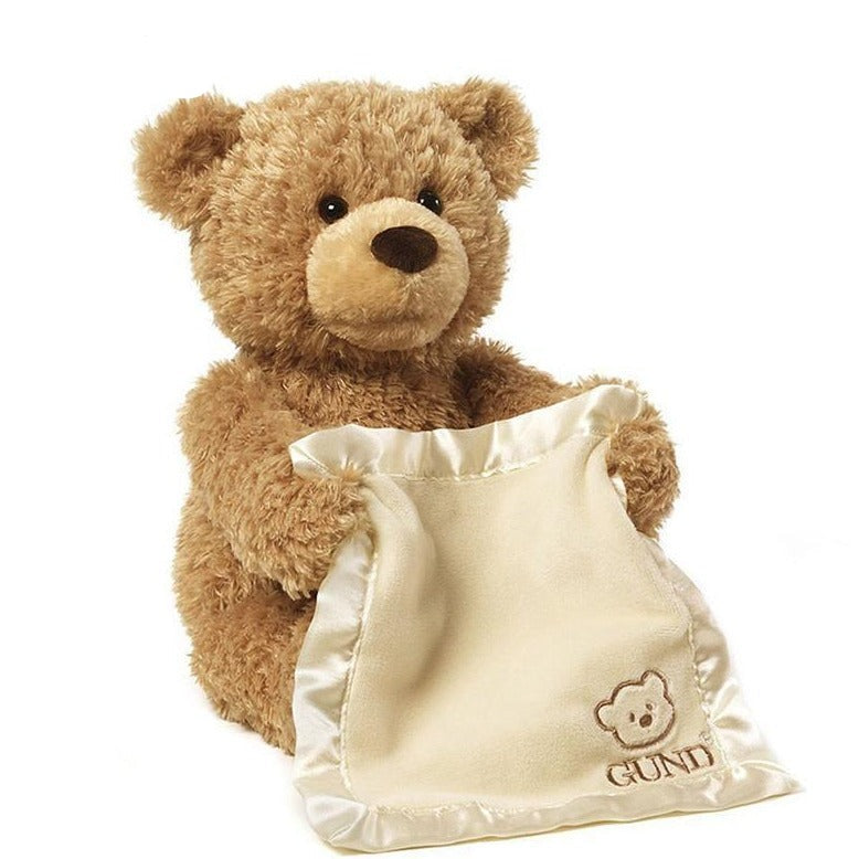 Interaktiver Plüschbär mit Versteckspiel-Funktion – spricht & bewegt Arme – ca. 30 cm