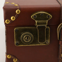 Vintage Leder-Overnight-Handgepäckkoffer mit Legierungsschloss – Heritage Braun