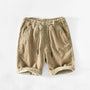 Sommer Herren Baumwollshorts mit Kordelzug – Leon