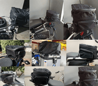 Wasserdichte Motorradausrüstungstasche mit mehreren Fächern