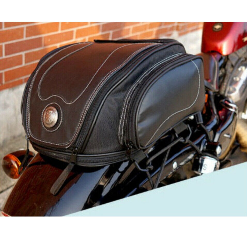 Wasserdichte Motorrad-Hecktasche mit ausklappbarem Stauraum
