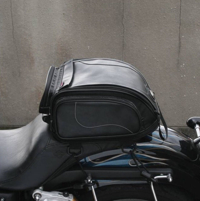 Wasserdichte Motorrad-Hecktasche mit ausklappbarem Stauraum