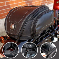 Wasserdichte Motorrad-Hecktasche mit ausklappbarem Stauraum