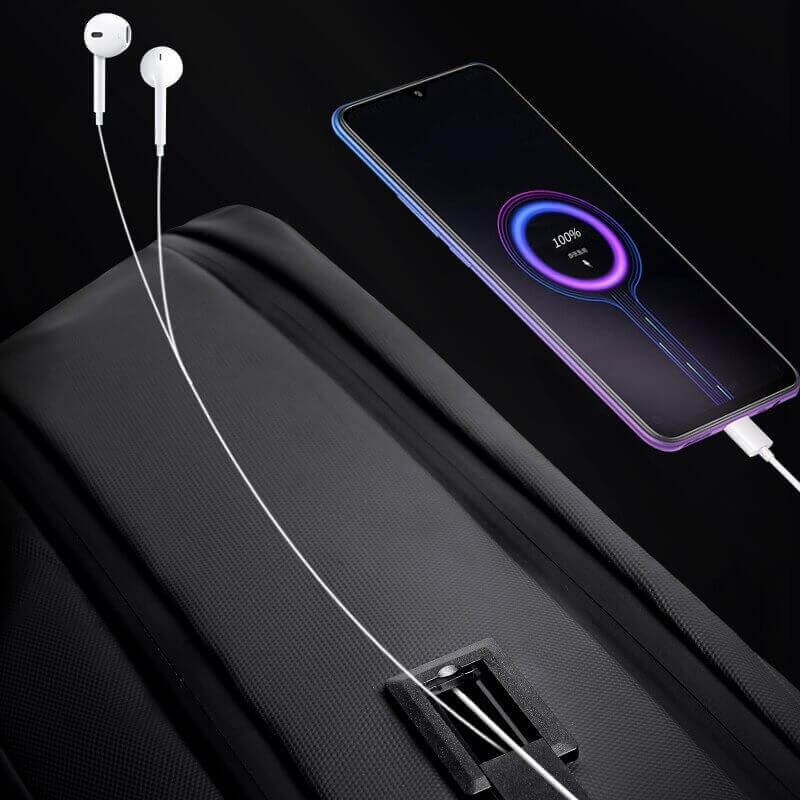 Wasserabweisender multifunktionaler Rucksack mit Anti-Diebstahl-Fächern – AllCarry