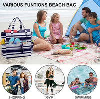 Extra große wasserdichte Strandtasche mit Nassfach – Kaufe 1, erhalte 1 GRATIS