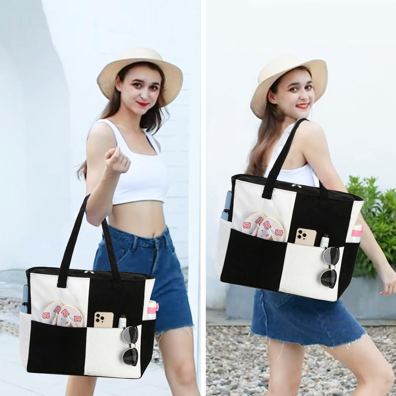 Extra große wasserdichte Strandtasche mit Nassfach – Kaufe 1, erhalte 1 GRATIS