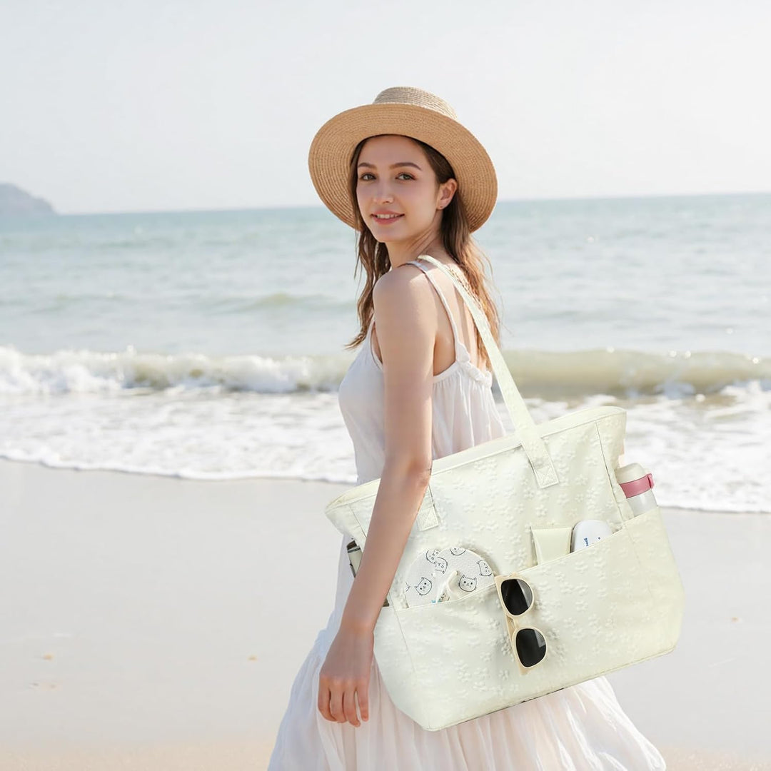 Extra große wasserdichte Strandtasche mit Nassfach – Kaufe 1, erhalte 1 GRATIS