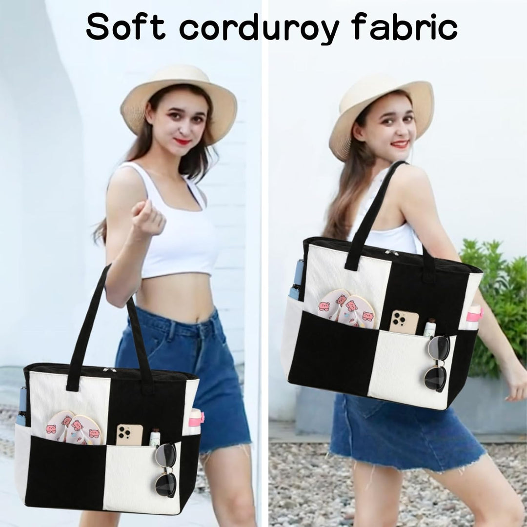 Extra große wasserdichte Strandtasche mit Nassfach – Kaufe 1, erhalte 1 GRATIS