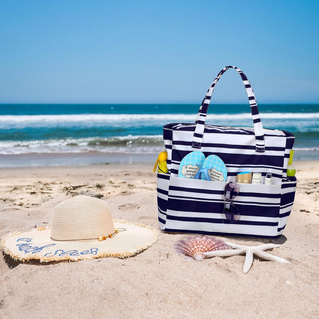 Extra große wasserdichte Strandtasche mit Nassfach – Kaufe 1, erhalte 1 GRATIS
