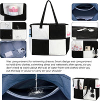 Extra große wasserdichte Strandtasche mit Nassfach – Kaufe 1, erhalte 1 GRATIS