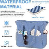 Extra große wasserdichte Strandtasche mit Nassfach – Kaufe 1, erhalte 1 GRATIS