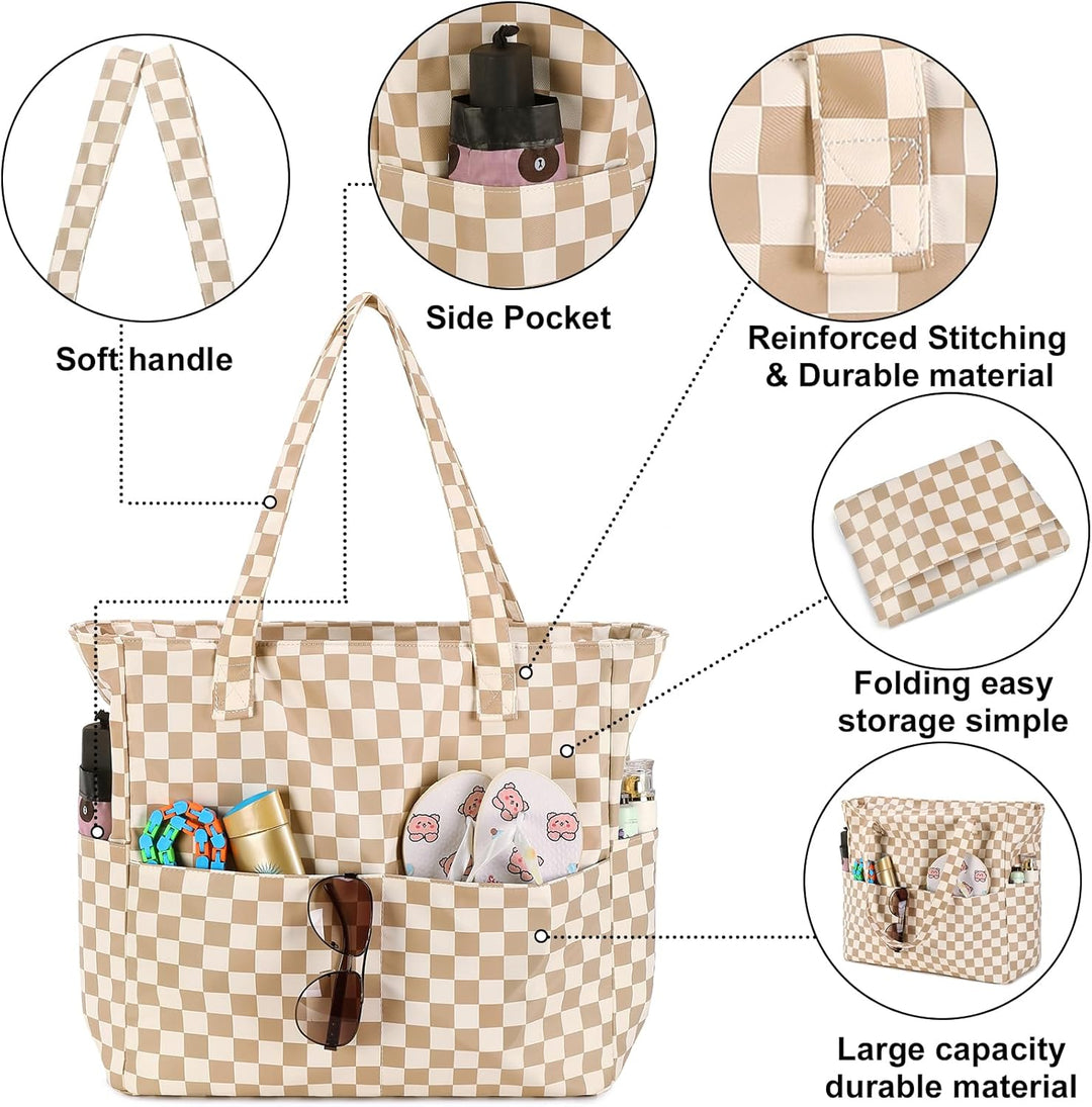 Extra große wasserdichte Strandtasche mit Nassfach – Kaufe 1, erhalte 1 GRATIS