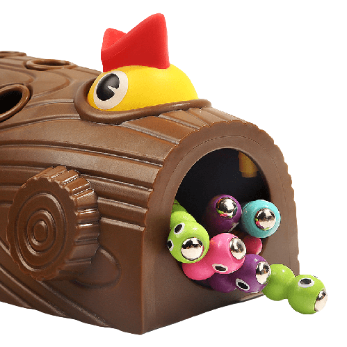 Interaktives Holzspiel – Peckaroo