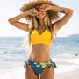 Trendiger Wickel-Bikini mit Blumenmuster – Lucille