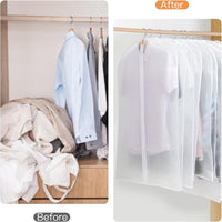 PEVA Kleidersack-Set – 12er-Pack Hängende Kleiderhüllen in 3 Größen (Kaufe 1, erhalte 1 GRATIS)