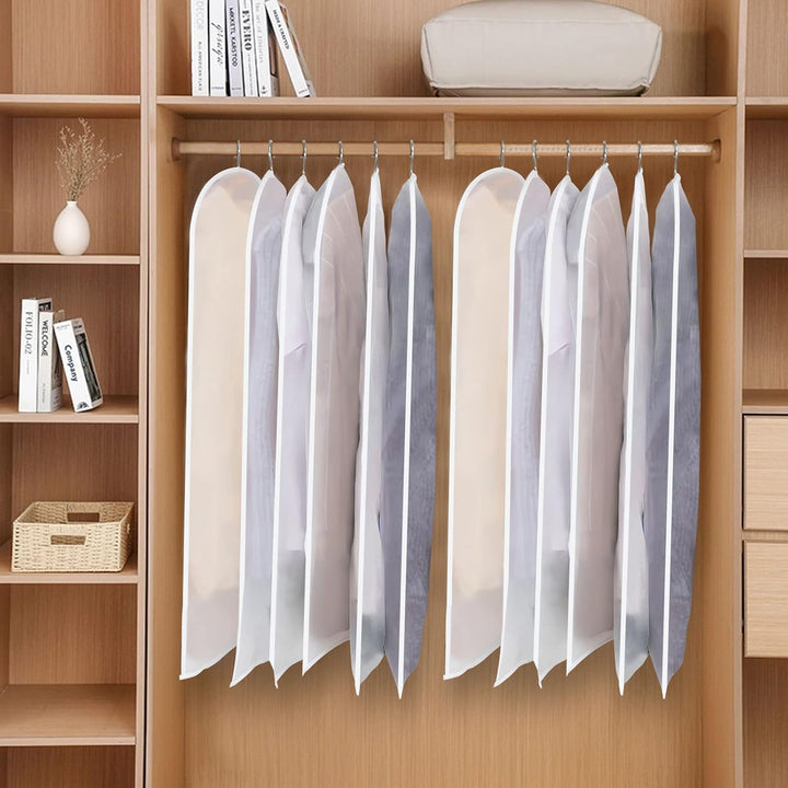 PEVA Kleidersack-Set – 12er-Pack Hängende Kleiderhüllen in 3 Größen (Kaufe 1, erhalte 1 GRATIS)