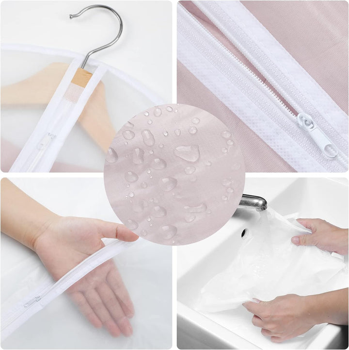 PEVA Kleidersack-Set – 12er-Pack Hängende Kleiderhüllen in 3 Größen (Kaufe 1, erhalte 1 GRATIS)
