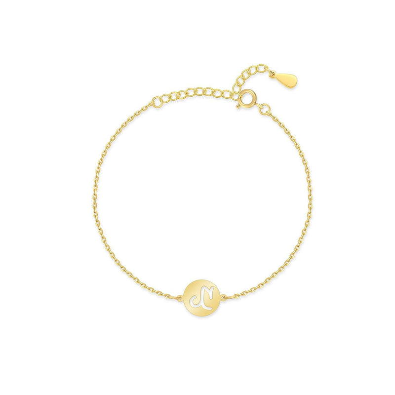 Goldenes Zodiak-Armband mit Sternzeichen-Anhänger, verstellbar, eleganter Schmuck.
