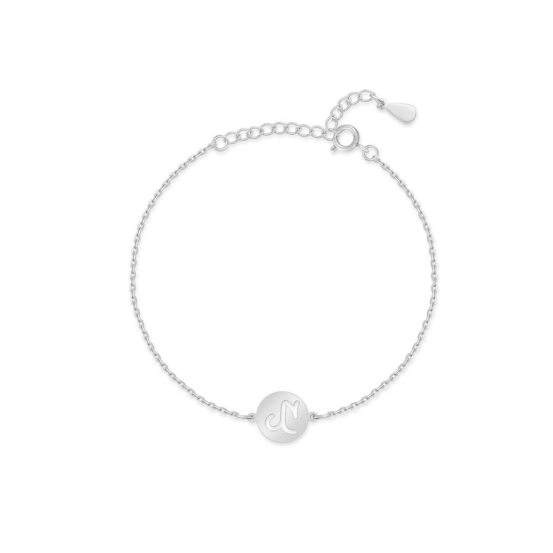 Silbernes Zodiak-Armband mit Skorpion-Symbol, verstellbar, eleganter Schmuck für Damen.