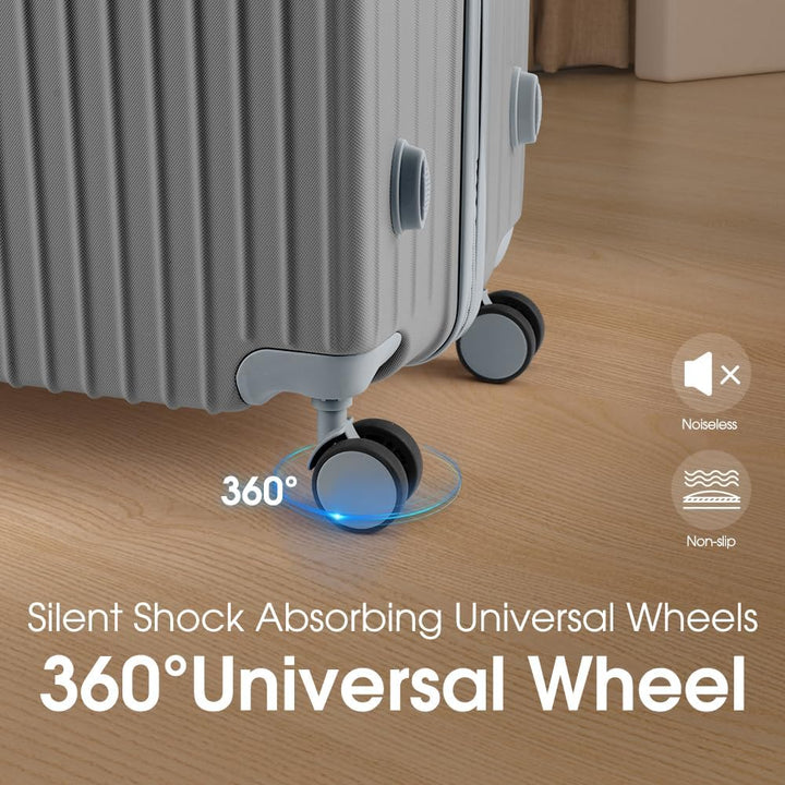 ABS Hartschalenkoffer mit Spinner-Rädern & TSA-Schloss