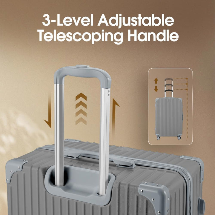 ABS Hartschalenkoffer mit Spinner-Rädern & TSA-Schloss