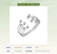 Silber Armreif, 925 Sterling Silber, modernes Design, 70x35mm, eleganter Schmuck.