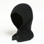 Schwarze Strick-Balaclava, warm, modisch, Winteraccessoire, Unisex, Outdoor, Gesichtsschutz.