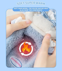 Weiches, warmes Hundebett, blau, Plüsch, rutschfest, gemütlich, für kleine Haustiere.