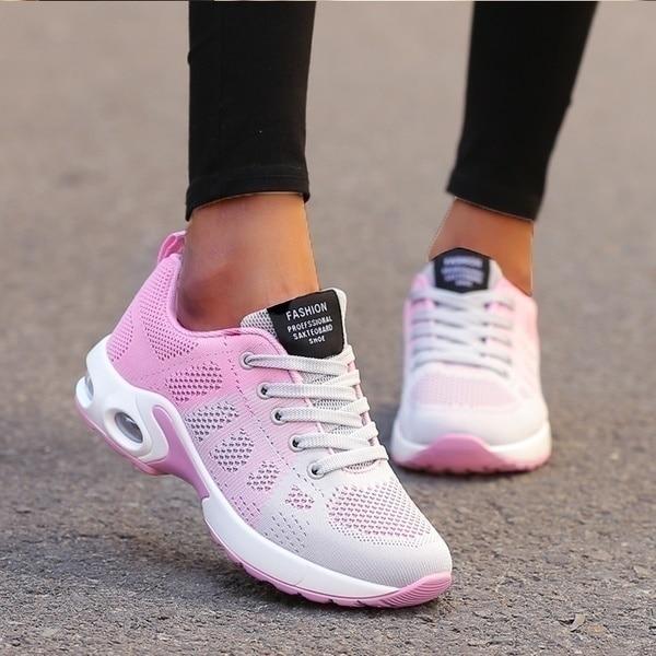Sneaker Mit Luftpolstersohle Fur Damen