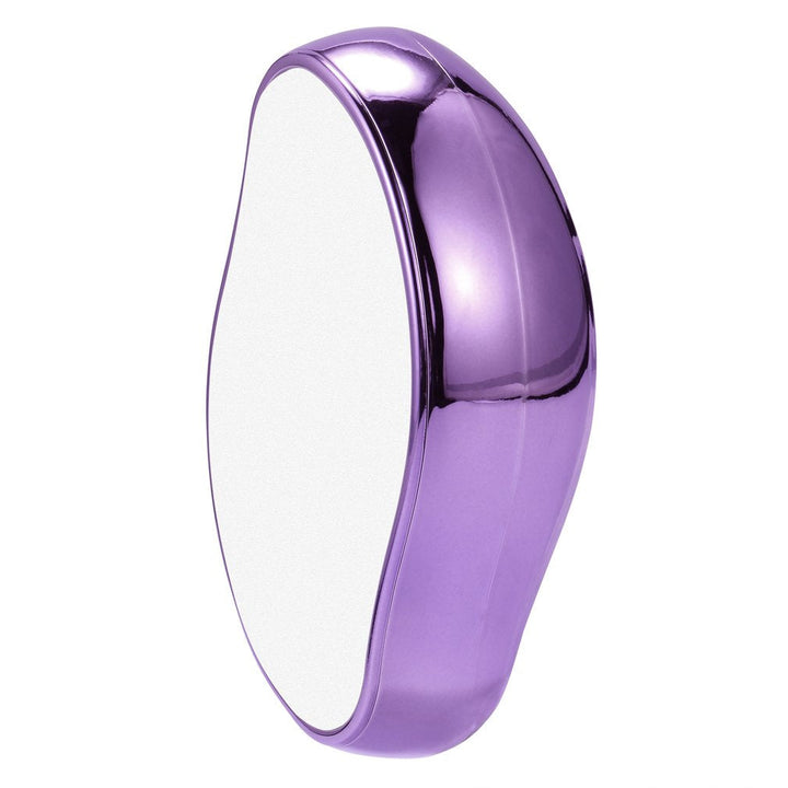 Lila Haarbürste, ergonomisch, glänzend, für glattes Haar, Kunststoff, handlich, modern.