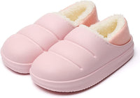 Rosa Hausschuhe für Kinder, gefüttert, rutschfest, bequem, Winter, warm, Plüsch.